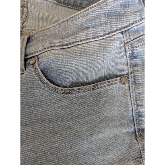 Talbots Flawless Five Pocket Slim Ankle Jeans 8 Blue Womens Mid Rise Stretch - Picture 8 of 11